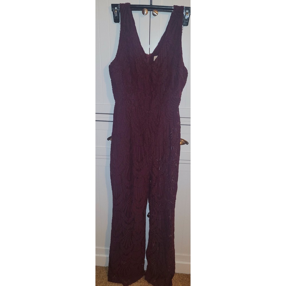 Altard State Lace Jumpsuit V-Neck Sleeveless Party‎ Romper Small